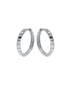 Silver Hoop Earring HO-2411